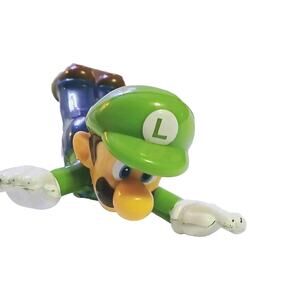 Nintendo Super Mario Flying Luigi On Wheels Action Figure Green Approx. 3.5in